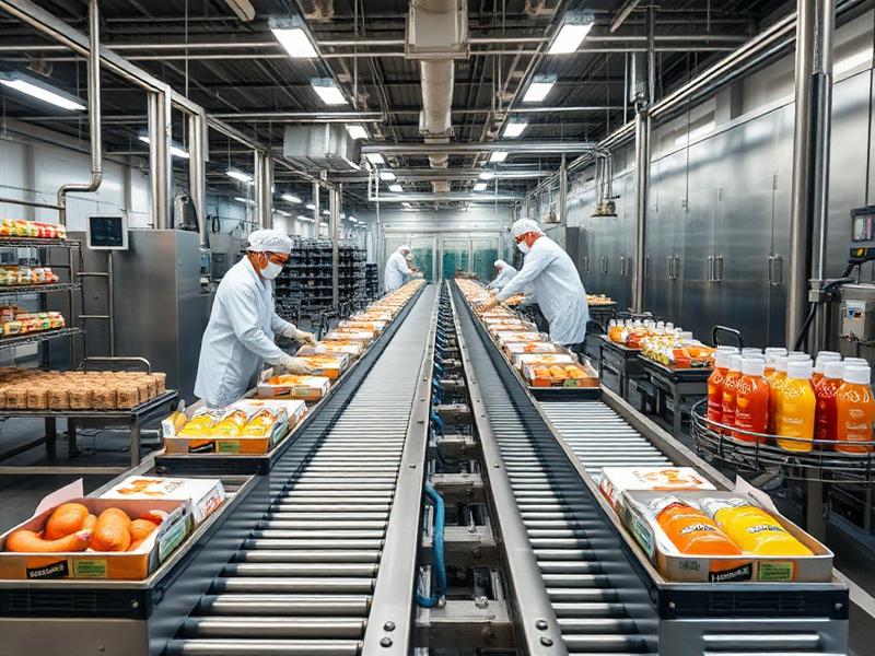 Food & Beverages sector environment supported by DATAR certification and compliance services